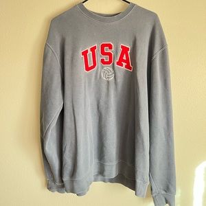USA volleyball crew neck